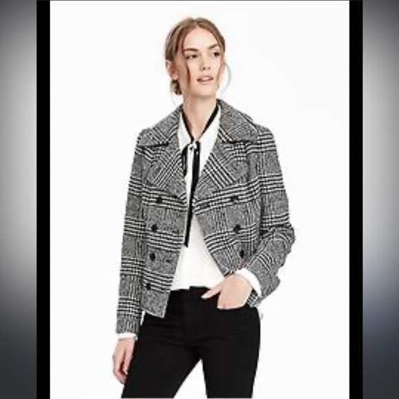 Rampage Plaid Jacket Classic Glam Quiet Luxury Minimalist Designer Twee Preppy - Picture 1 of 10